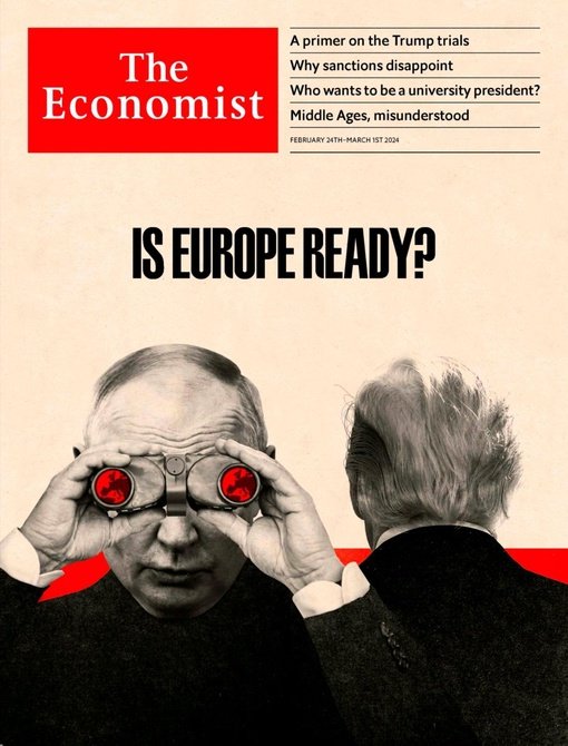 考研英语外刊杂志经济学人The Economist-2024-2-24期（PDF+音频）英语周刊