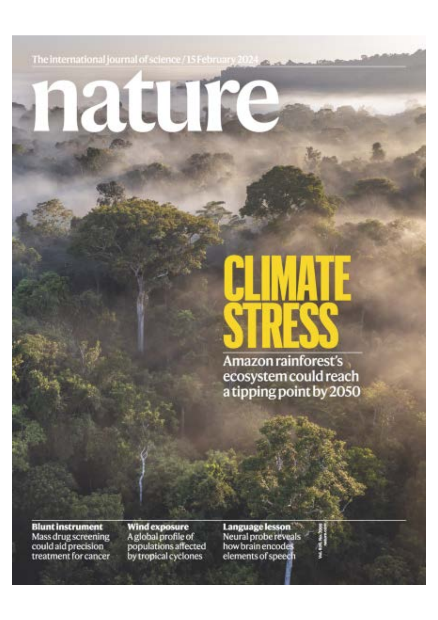 自然周刊Nature 2024年2月15号
