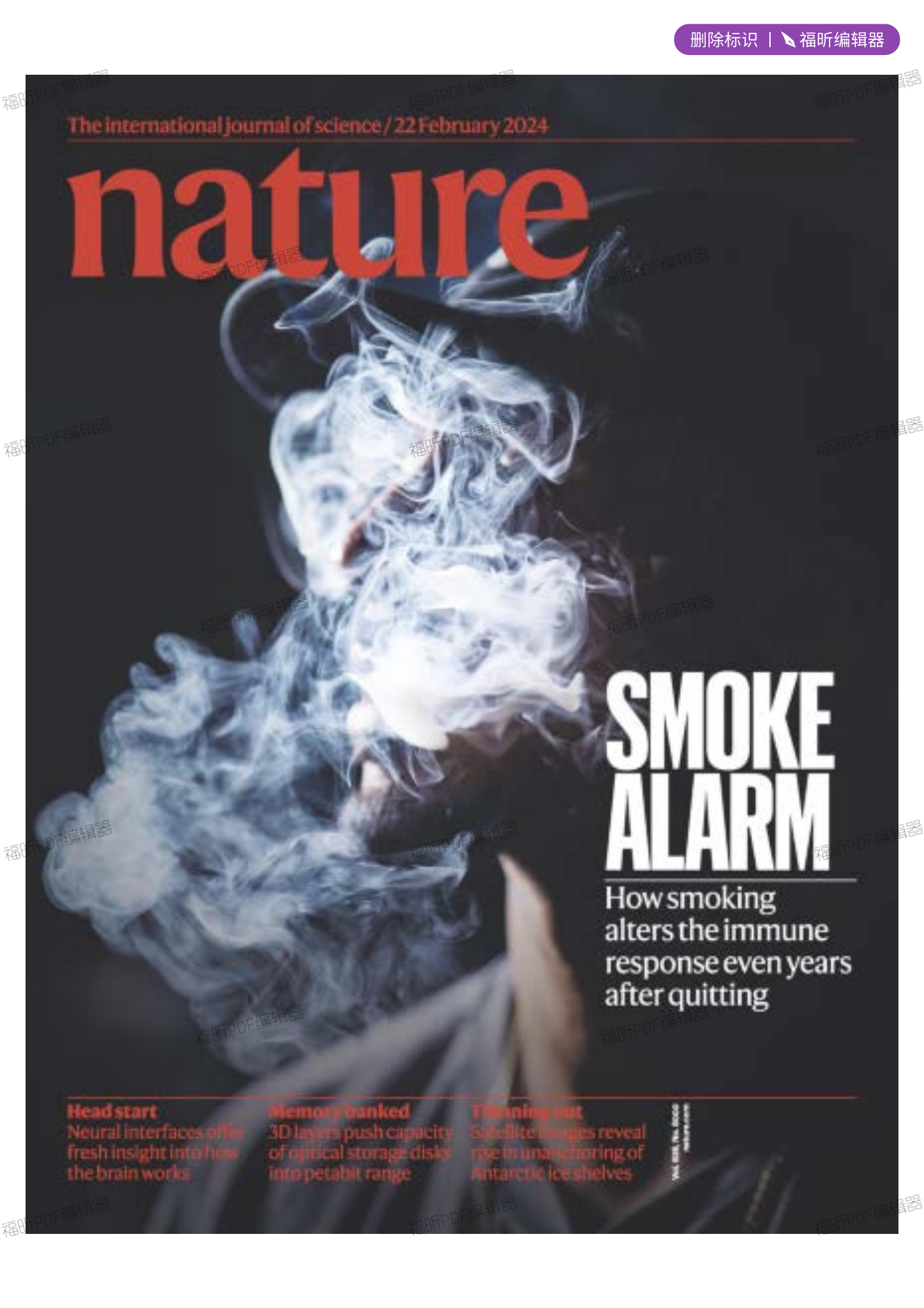 自然周刊Nature 2024年2月22号